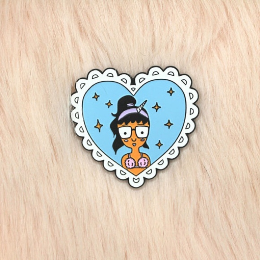 Tina Belcher Enamel Pin